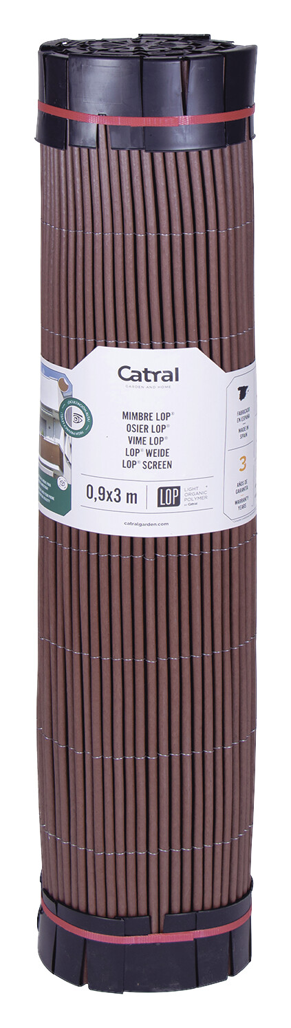 NORTENE Sichtschutz walnuss Kunststoff B/H/L: ca. 300x16x90 cm