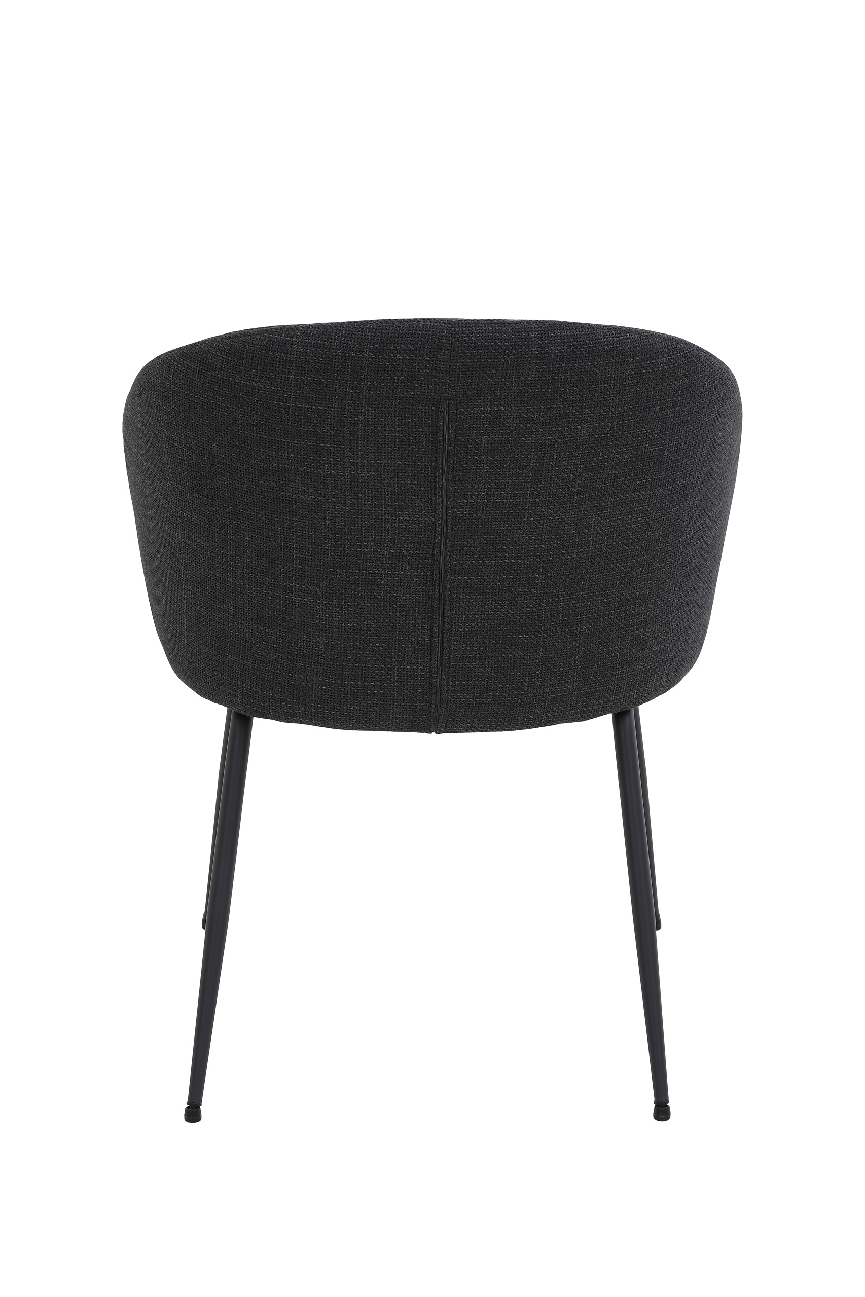 Stuhl Graz anthrazit schwarz Microfaser Metall