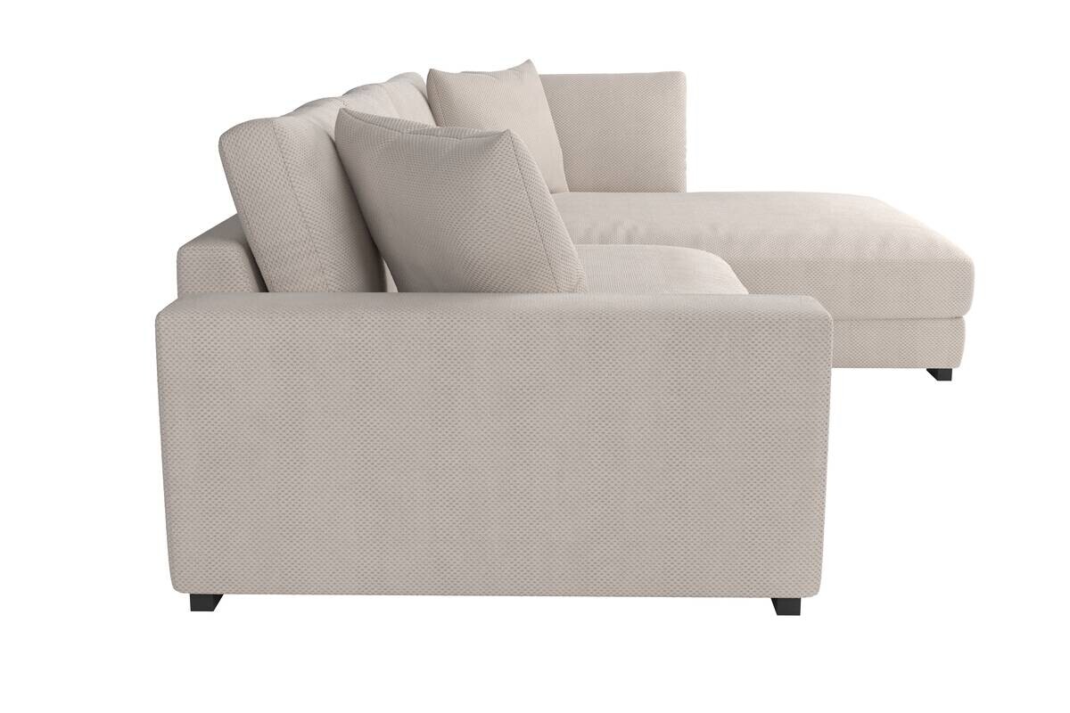 Ecksofa creme Microfaser B/H/T: ca. 300x83x190 cm Ecksofa creme Microfaser B/H/T: ca. 300x83x190 cm
