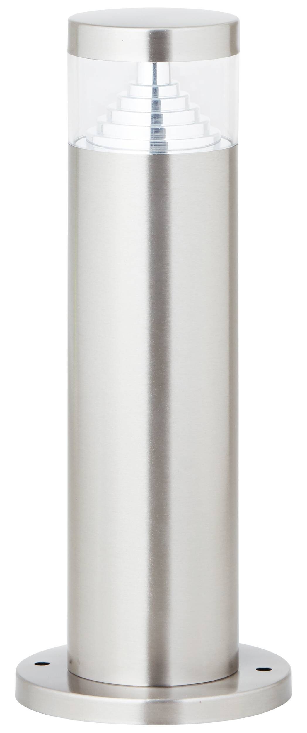 Außenstandleuchte G43484/82 Edelstahloptik B/H/T/D: ca. 7,5x30x7,5x7,5 cm