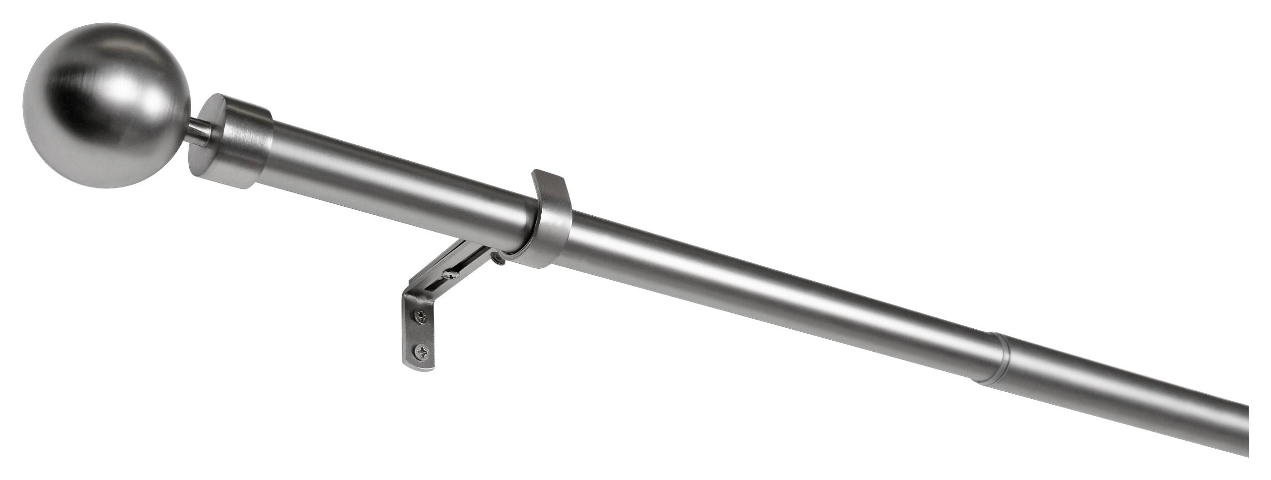 ondeco Stilgarnituren habito/ball-classic Edelstahloptik Metall ausziehbar von ca. 190 bis 360 cm 1.0 Läufe