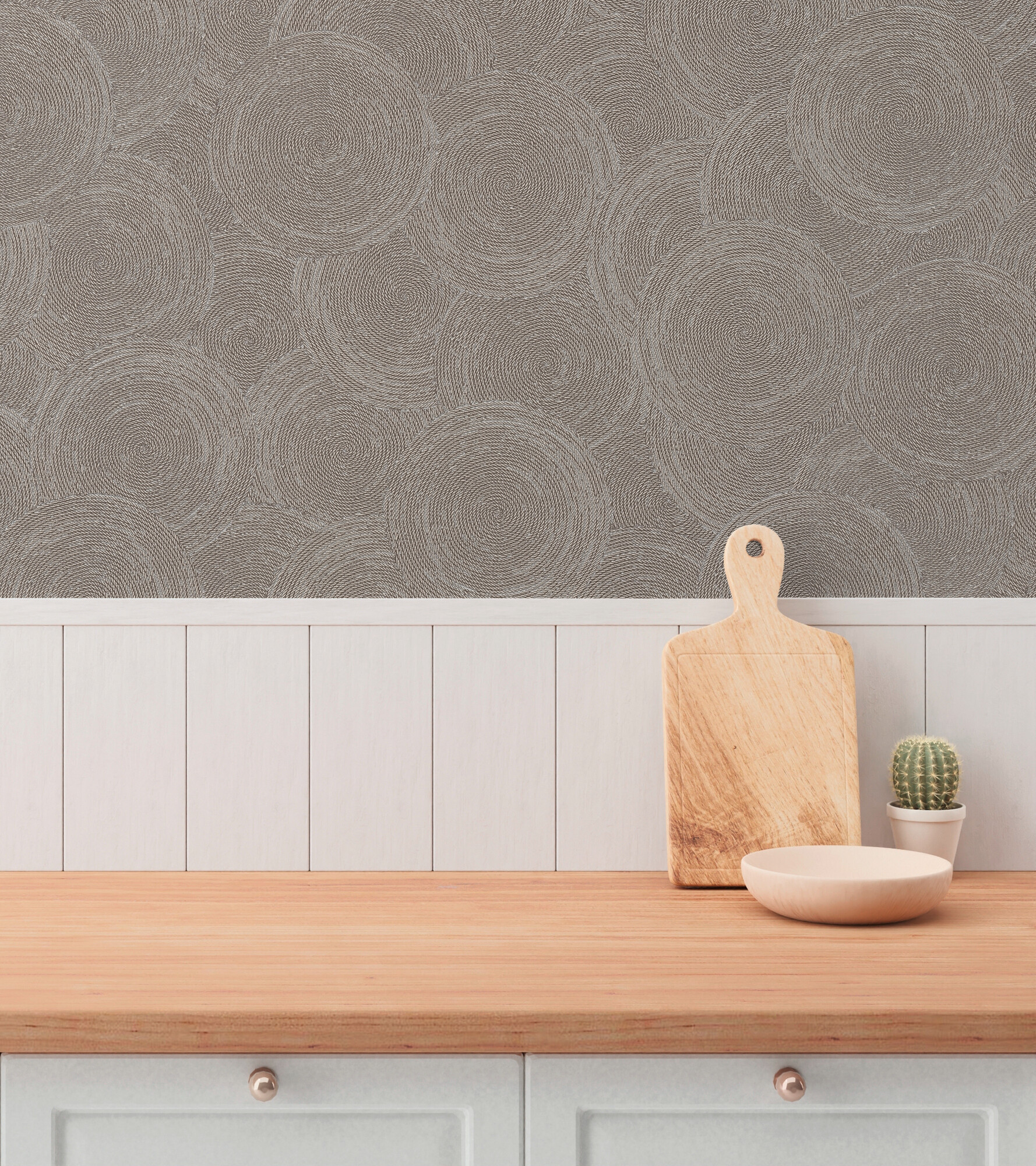 A.S.Creation Vliestapete grau braun beige B/H/D: ca. 53x1005x8,8 cm