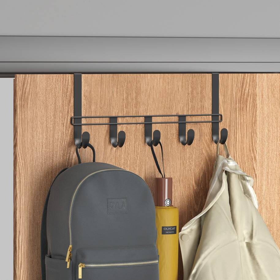 Metaltex Türgarderobe schwarz Metall B: ca. 38 cm Metaltex Türgarderobe schwarz Metall B: ca. 38 cm