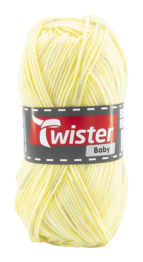 Twister Handstrickgarn Baby  lemon L: ca. 21000 cm