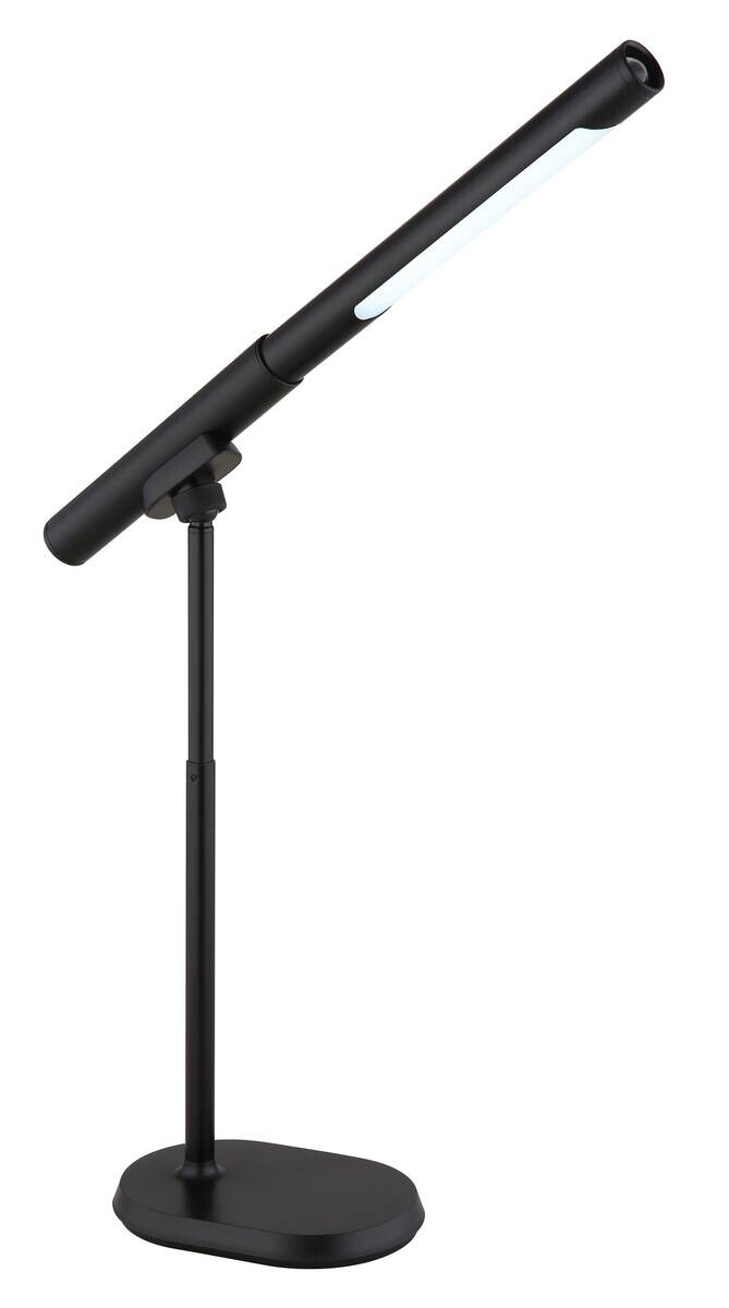 GLOBO LED-Tischleuchte Opal mattschwarz Metall Kunststoff B/H/T: ca. 40,4x44,5x10,9 cm 1 Brennstellen