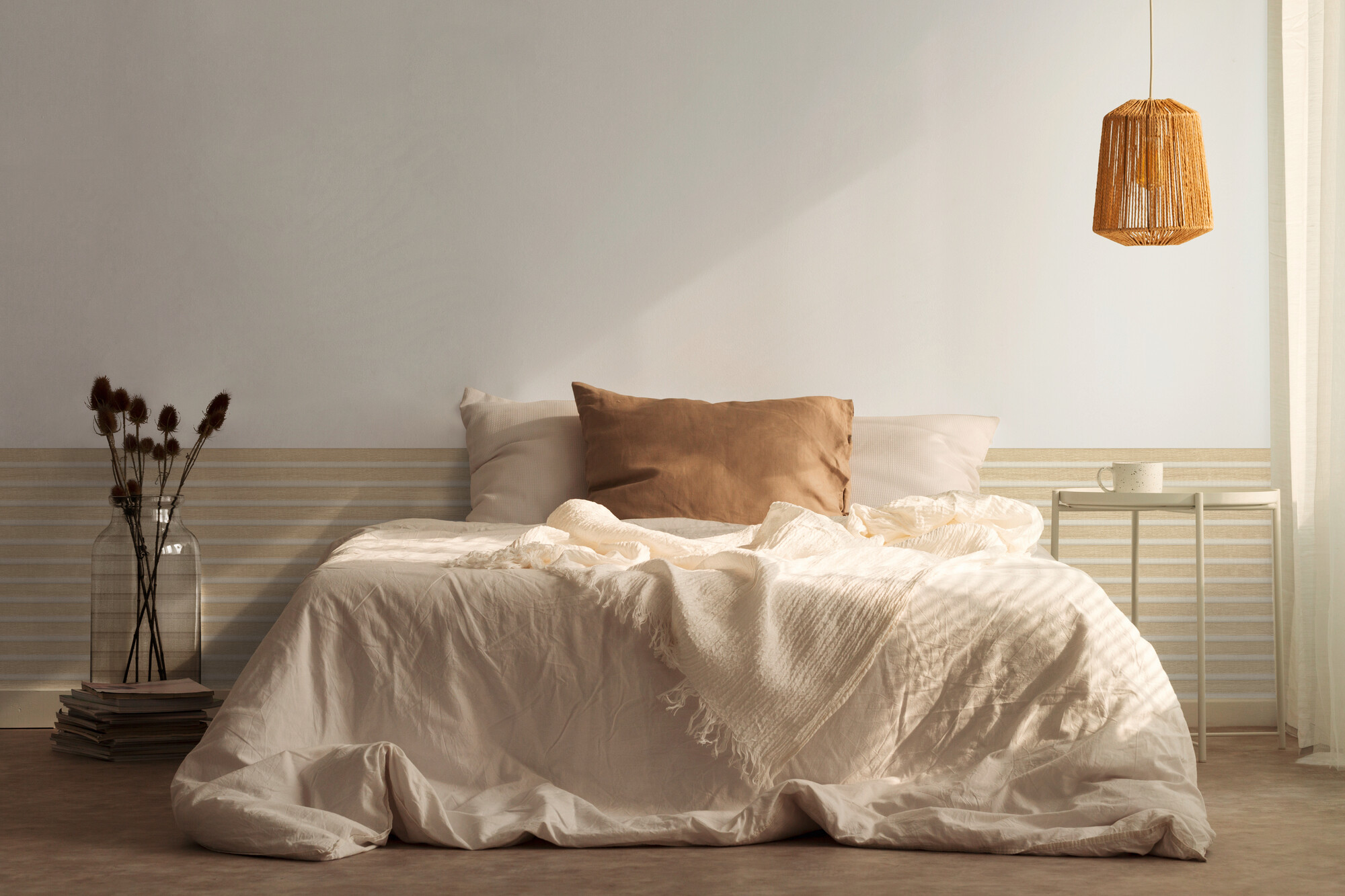 A.S.Creation Vliestapete beige weiß B/H/D: ca. 53x1005x8,5 cm