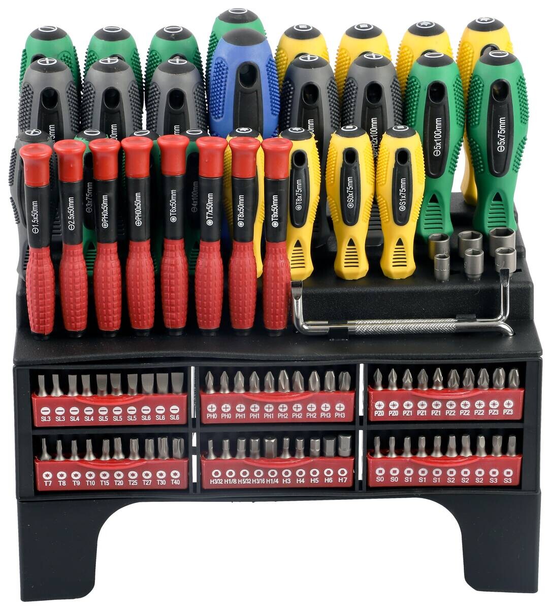 Schraubendreher-Bitset-Set 100 tlg.