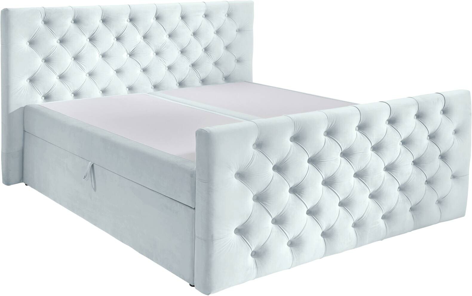 Boxbett Glow hellblau Liegefläche B/L: ca. 180x200 cm