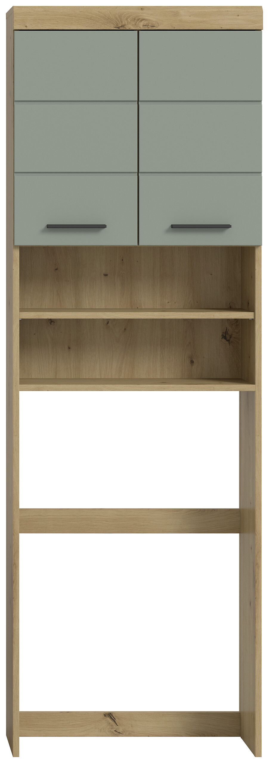 Waschmaschinenumbauschrank Scout Eiche Artisan Nachbildung salbei Nachbildung B/H/T: ca. 63x191x24 cm