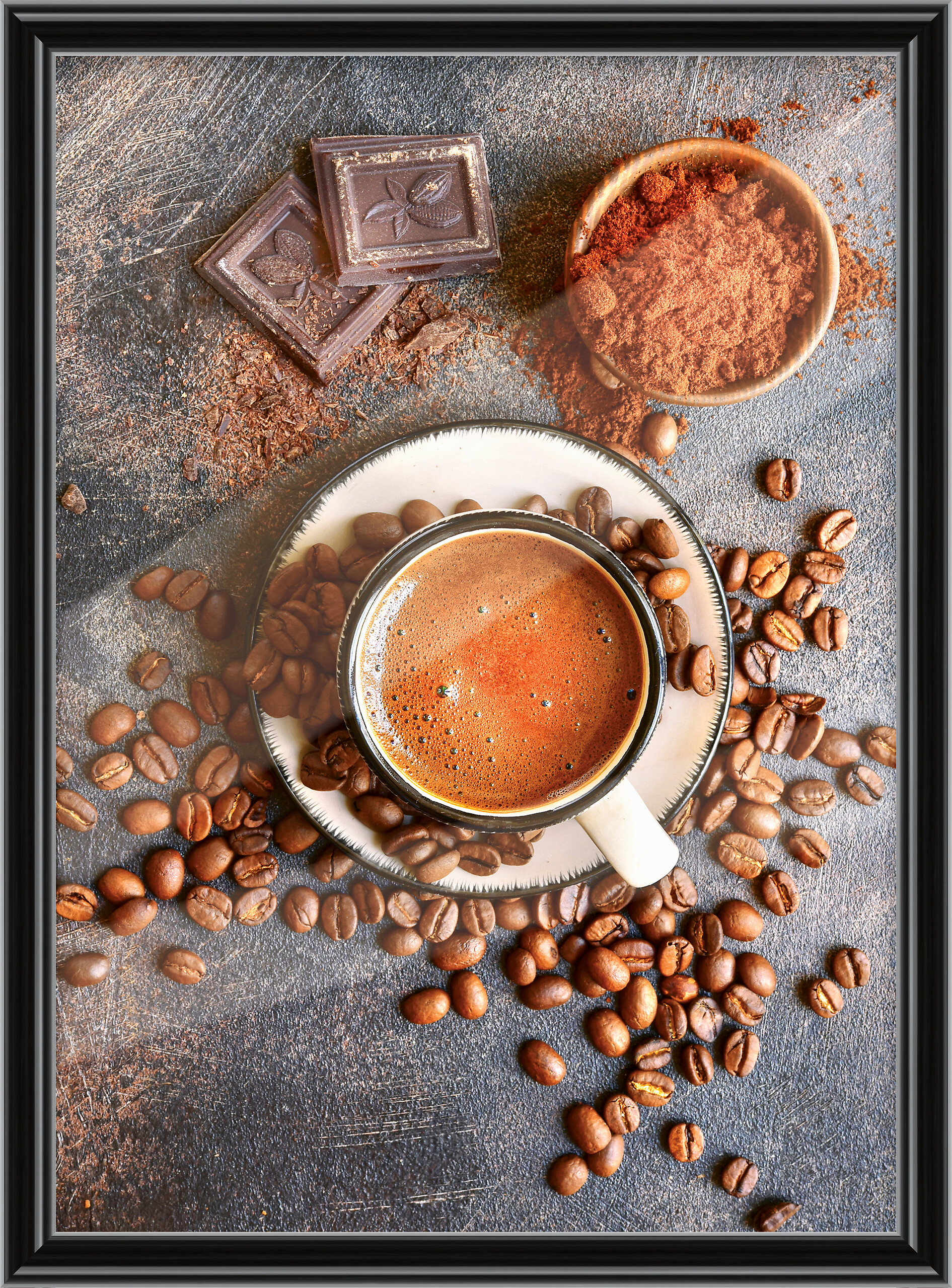 The Wall Bilderrahmen schwarz Kunststoff B/L: ca. 15x21 cm