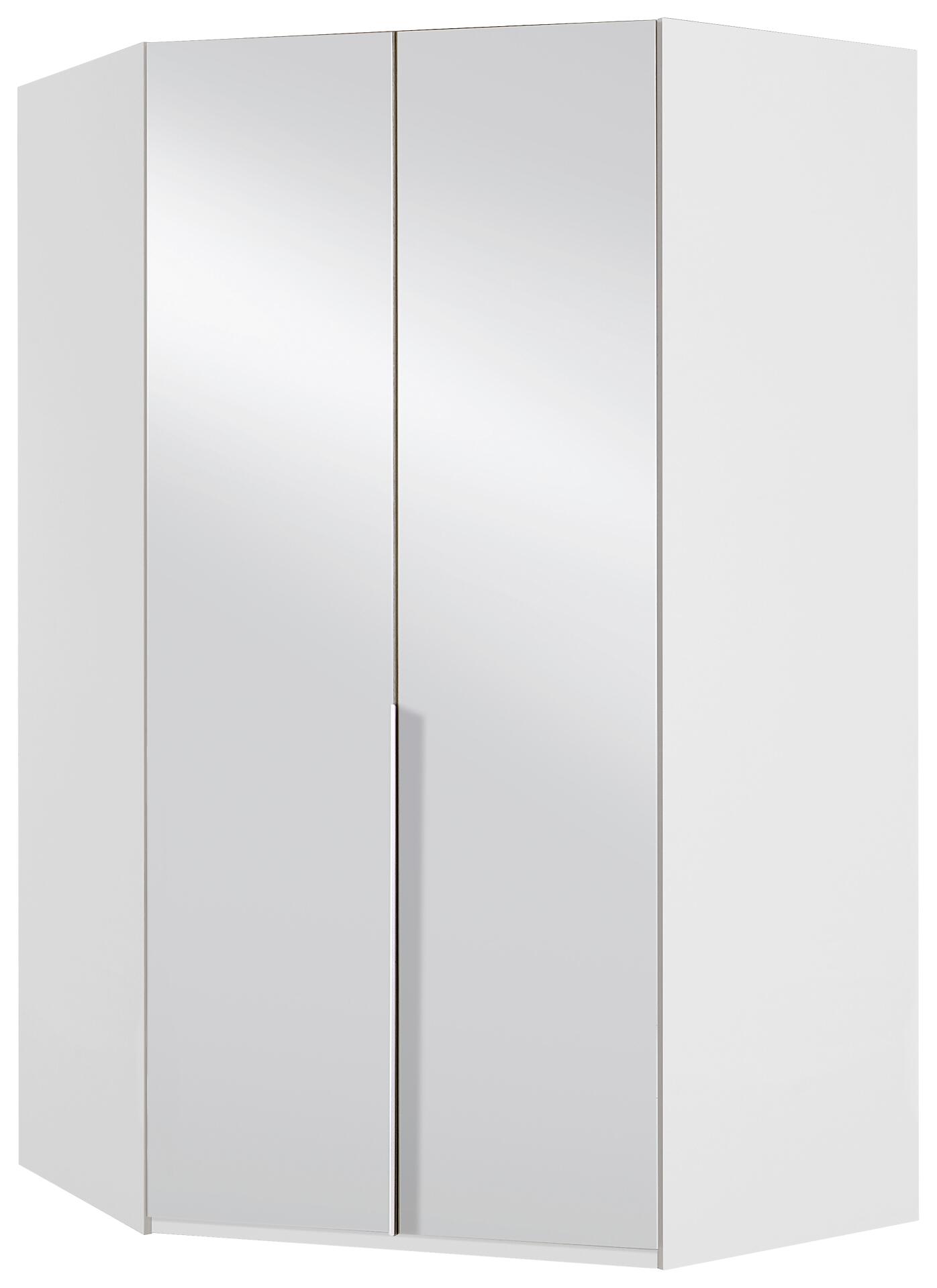 Eckschrank New York C Alpinweiß B/H/T: ca. 120x236x120 cm