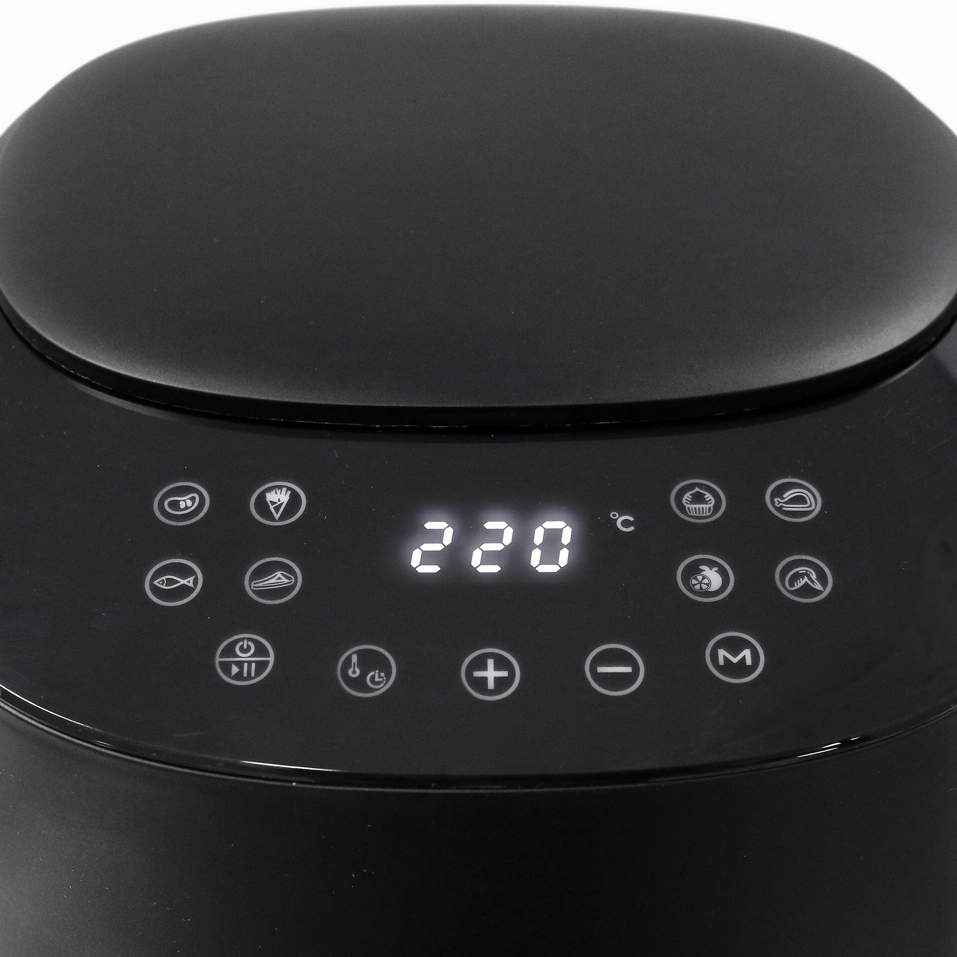 Emerio Heißluftfritteuse AF-129369 mattschwarz Kunststoff B/H/T: ca. 37x28x28 cm ca. 4,5 l