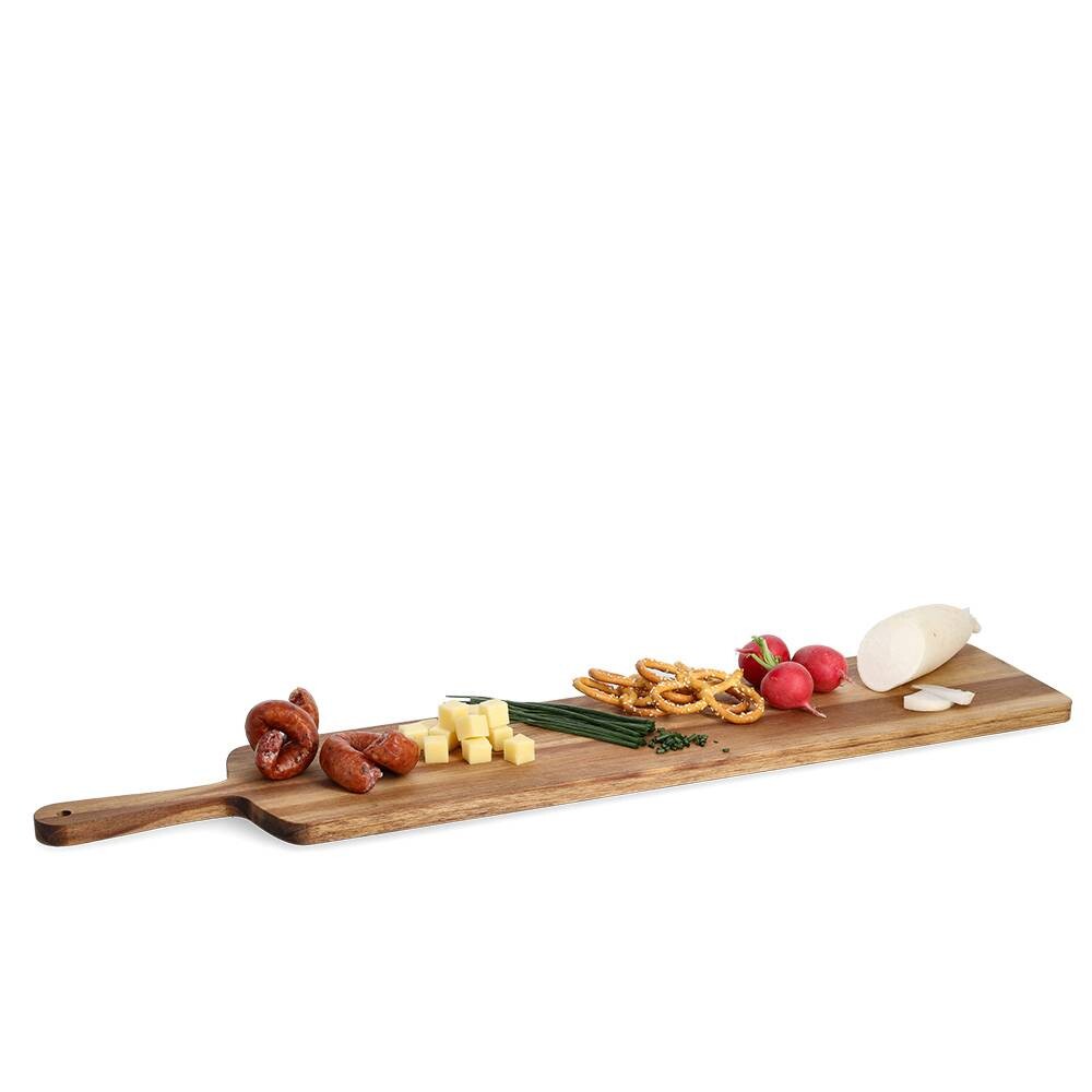 Zeller Servierbrett natur Akazie B/L: ca. 75x16 cm
