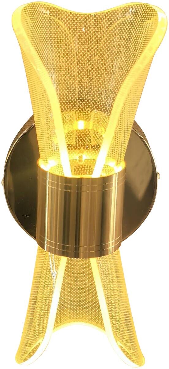 POCOline LED-Wandleuchte Jella gold Acryl Metall B/L: ca. 22x10 cm