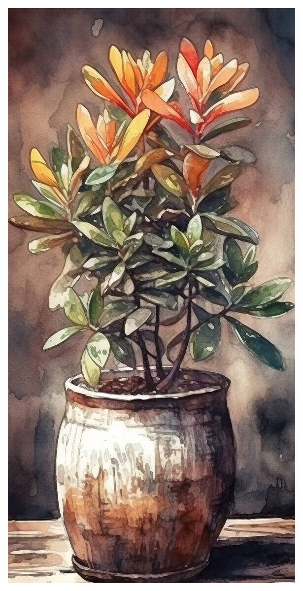 Keilrahmenbild Blumen B/H: ca. 40x20 cm