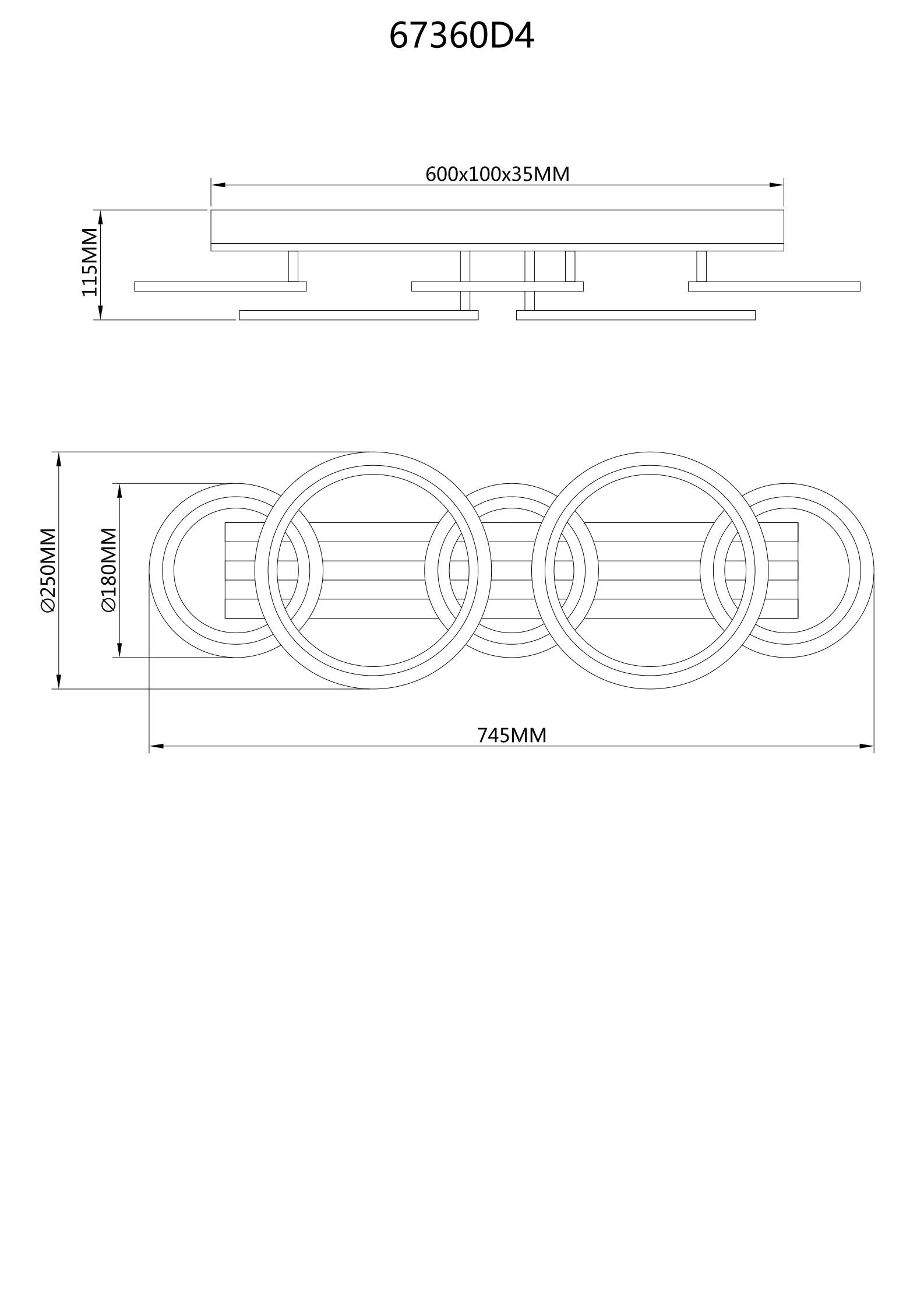 GLOBO Deckenventilator