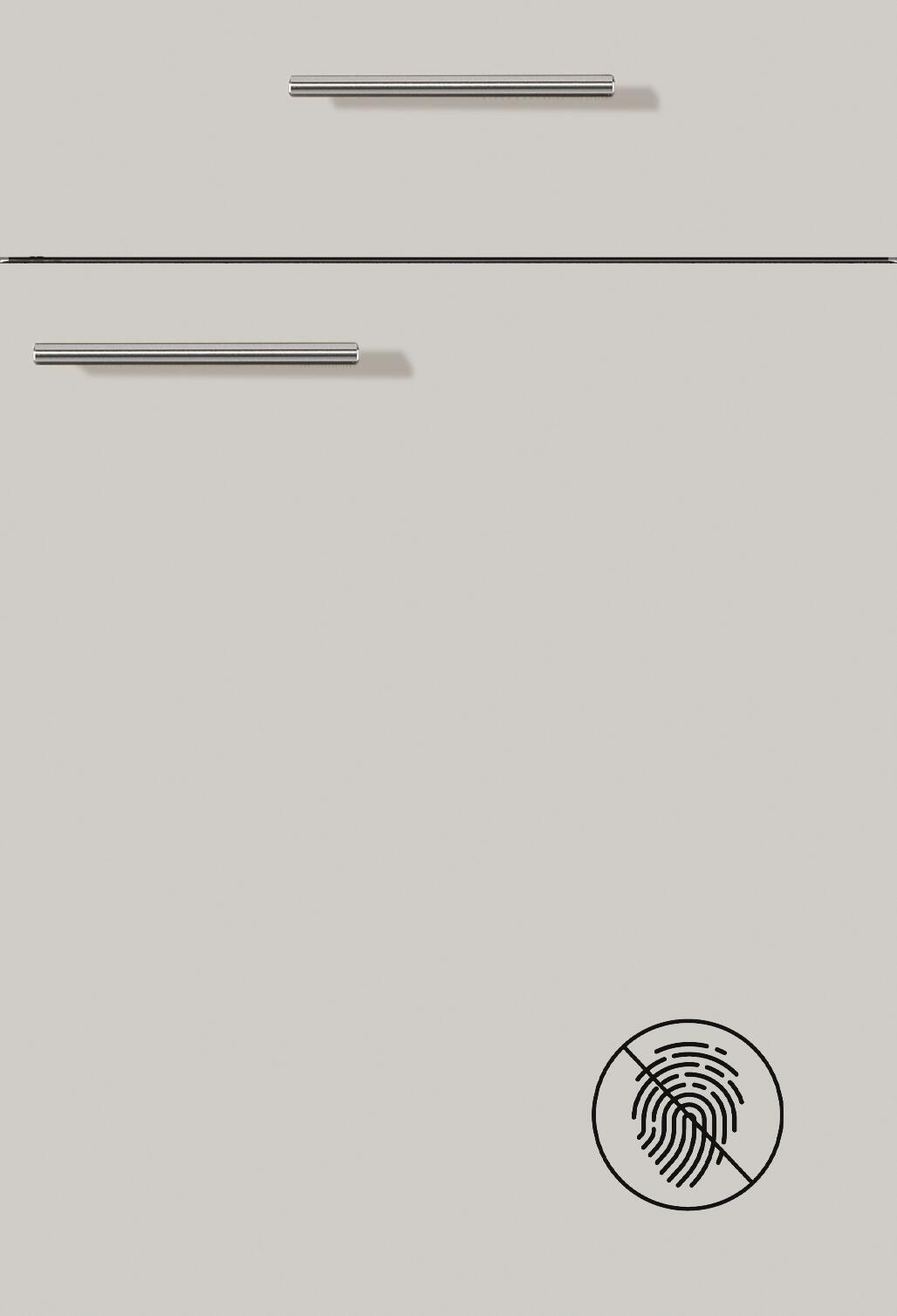 pino Küchenblock PN210 Graphit supermatt B/H/T: ca. 280x220,6x60 cm