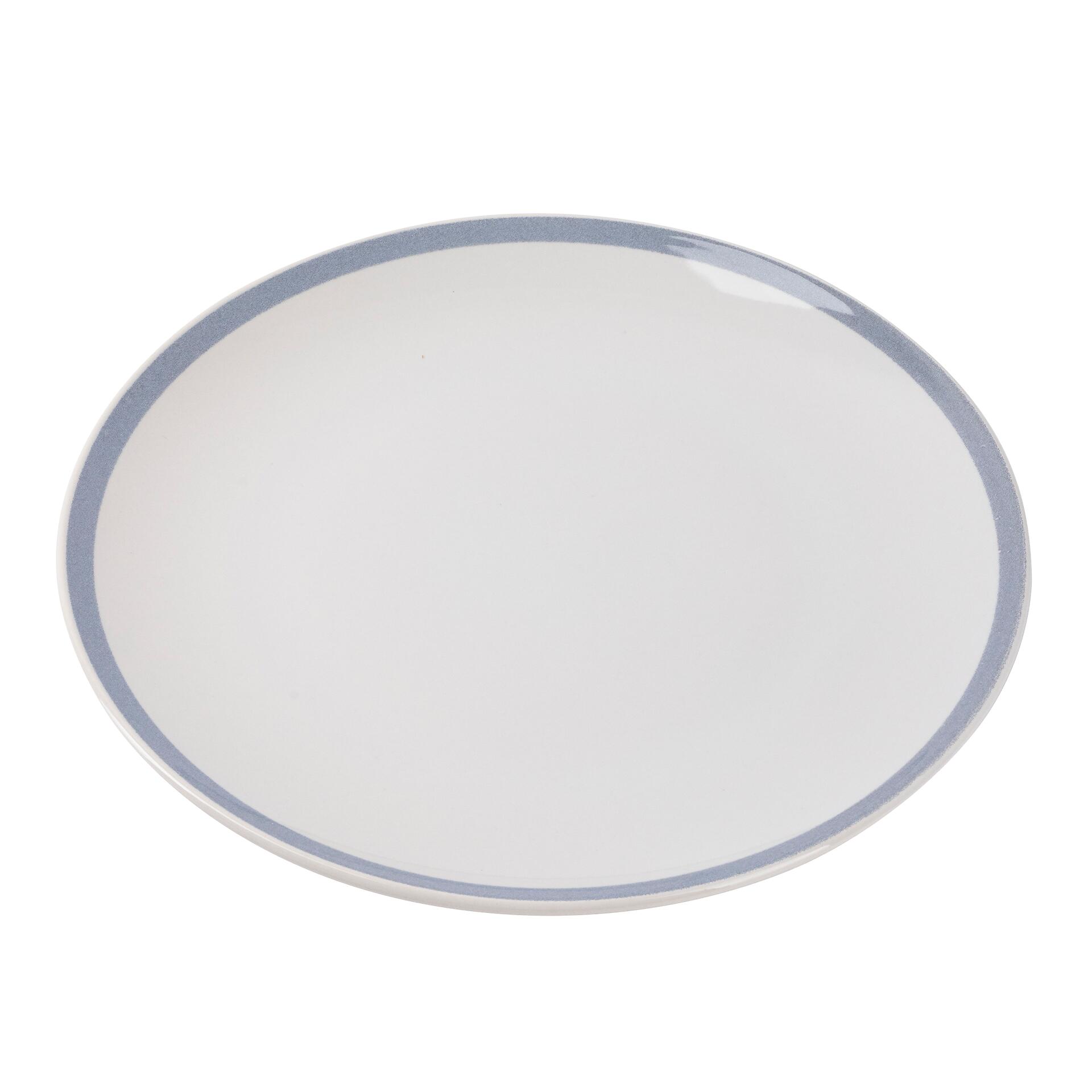 SAN IGNACIO Essteller NOIA weiß Porzellan D: ca. 26 cm