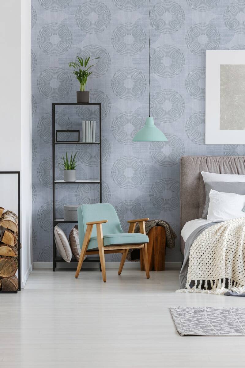 A.S.Creation Vliestapete Attractive Punkte grau B/L: ca. 53x1005 cm