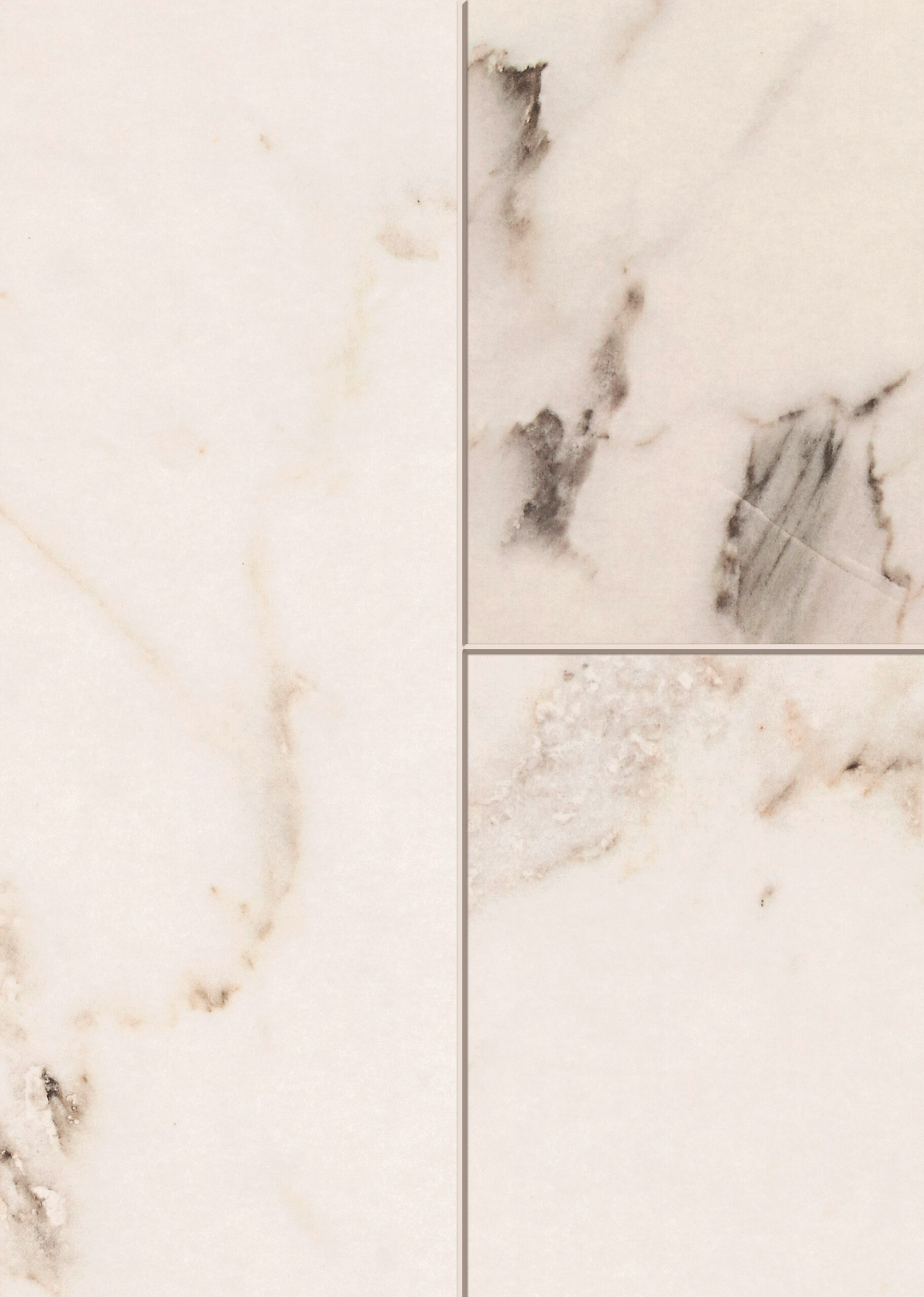 Laminatboden Marmor weiß ca. 2,367 m² im Paket  B/L: ca. 28x60,4 cm pro Paket