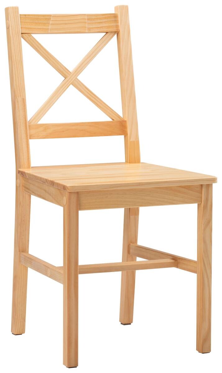 Stuhl Harry natur Holz B/H/T: ca. 47x86x41 cm