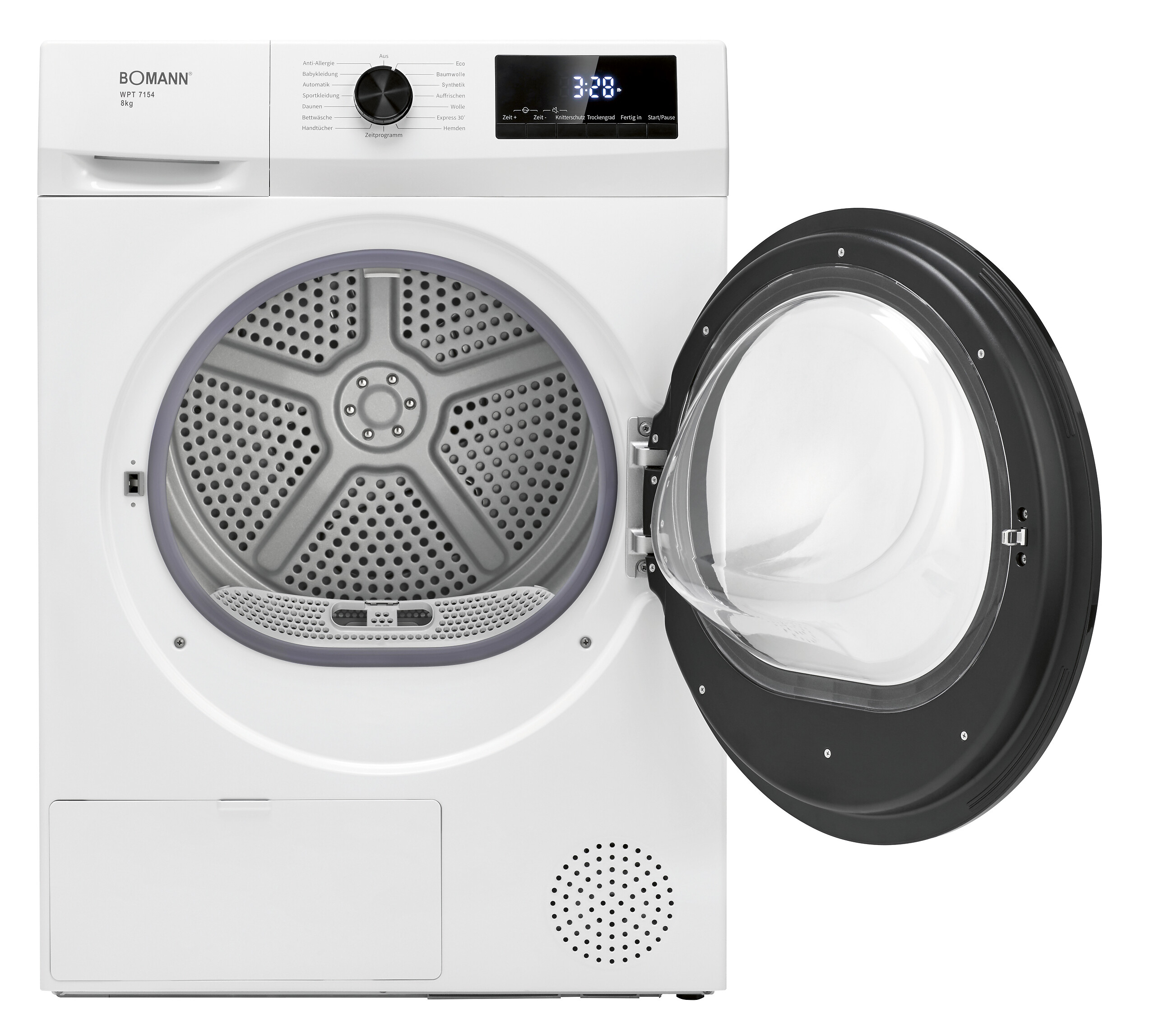 Bomann Wärmepumpentrockner WPT 7154 weiß B/H/T: ca. 59,5x84,5x58 cm ca. 8 kg