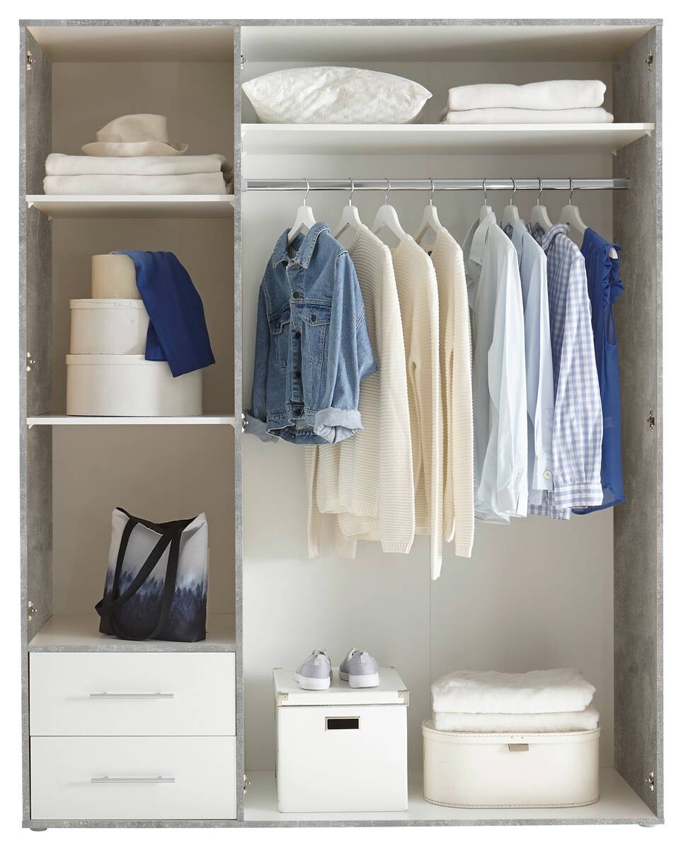 Kleiderschrank Valencia B/H/T: ca. 155x195x60 cm