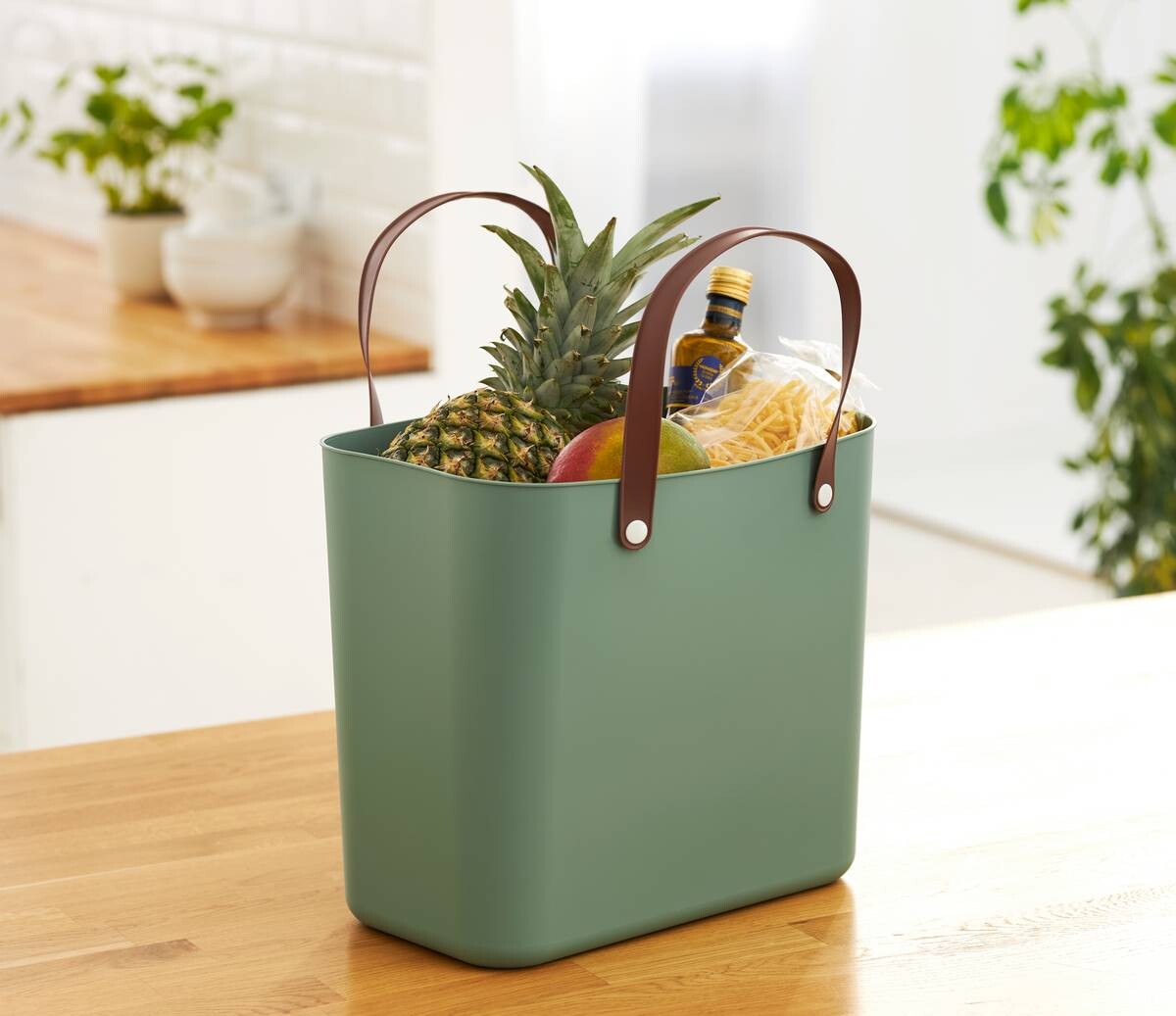 Rotho Tasche grün B/H/L: ca. 23,5x34x40 cm