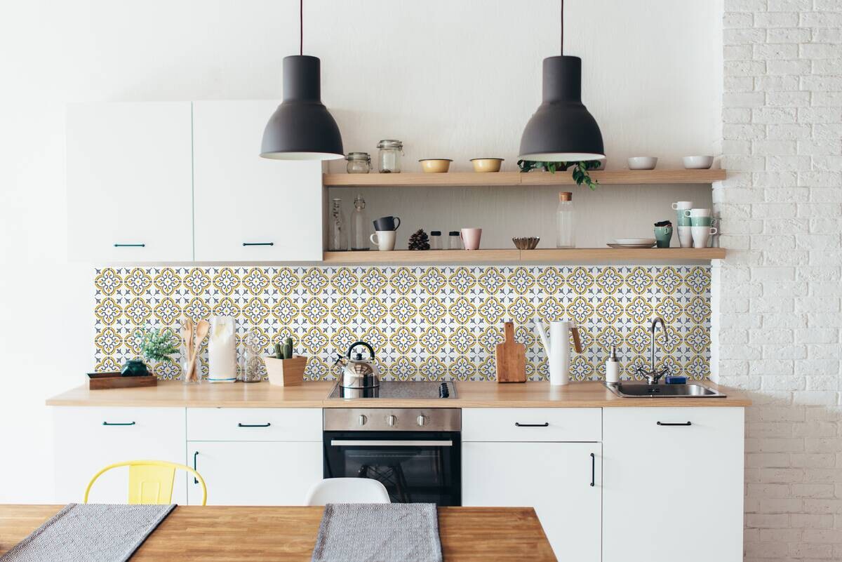 d-c-fix Wandfliese selbstklebend gold B/L: ca. 15,25x15,25 cm