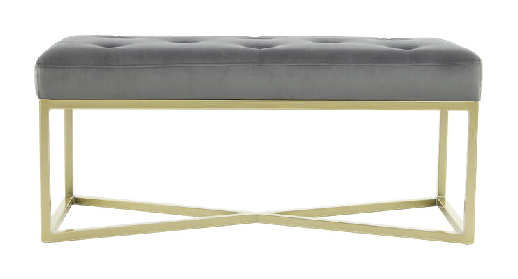 Sitzbank Cameron 100 grau B/H/T: ca. 90x40x40 cm