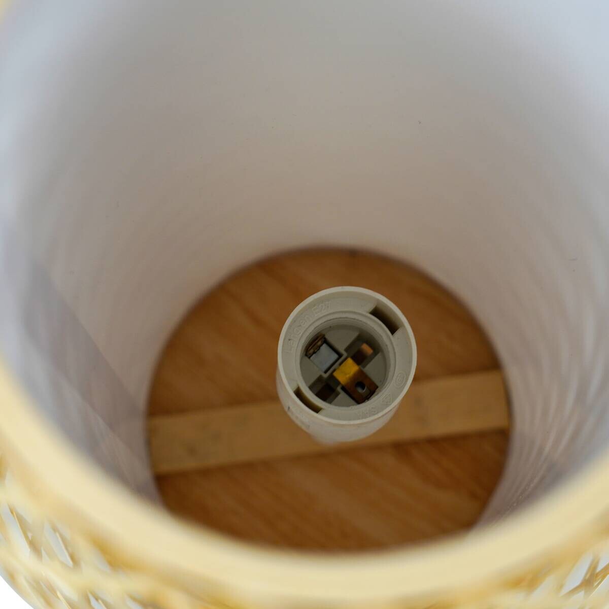 POCOline Bambus-Tischleuchte Amaya Bambus H/D: ca. 40x20 cm E27 1 Brennstellen