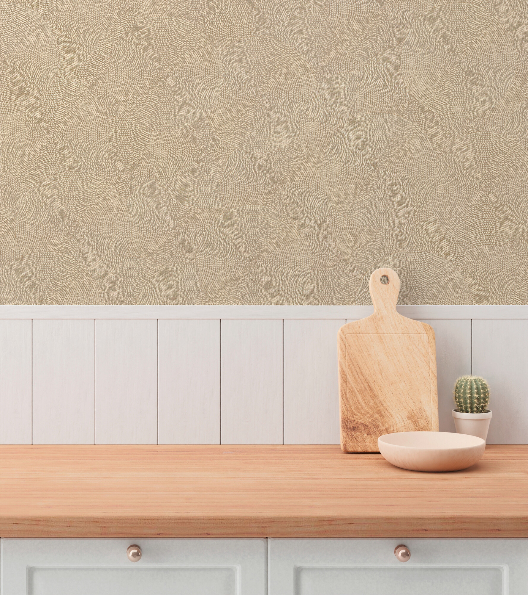 A.S.Creation Vliestapete beige orange B/H/D: ca. 53x1005x8,6 cm