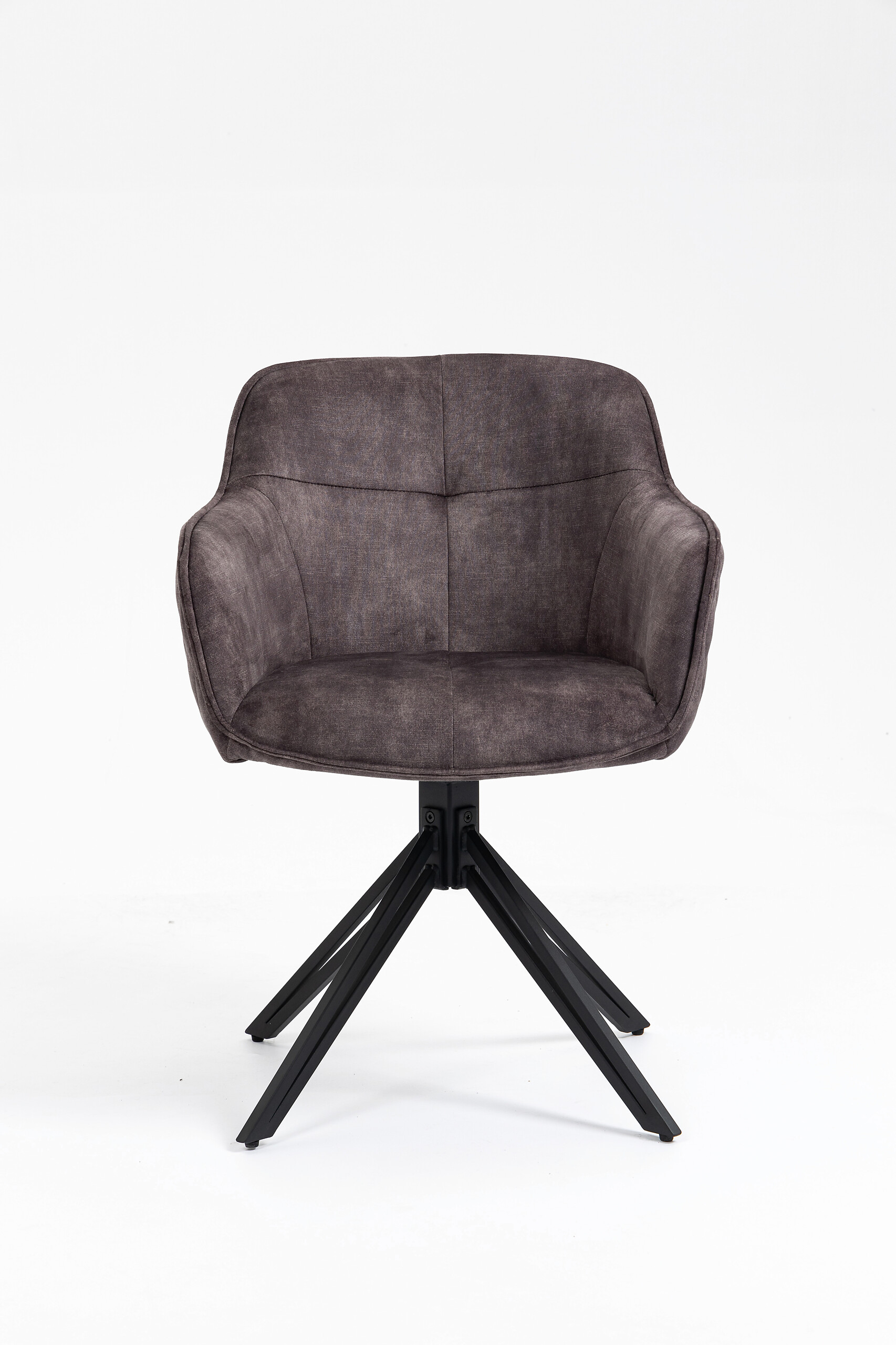 Drehstuhl Turin anthrazit Microfaser