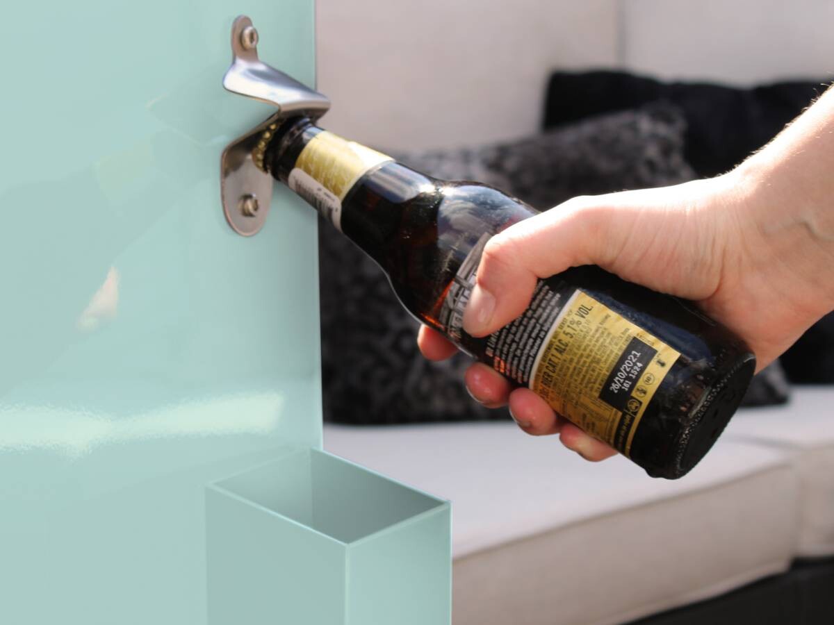 AXI Kühlwagen Retro mint Metall B/H/T: ca. 43x89x92 cm