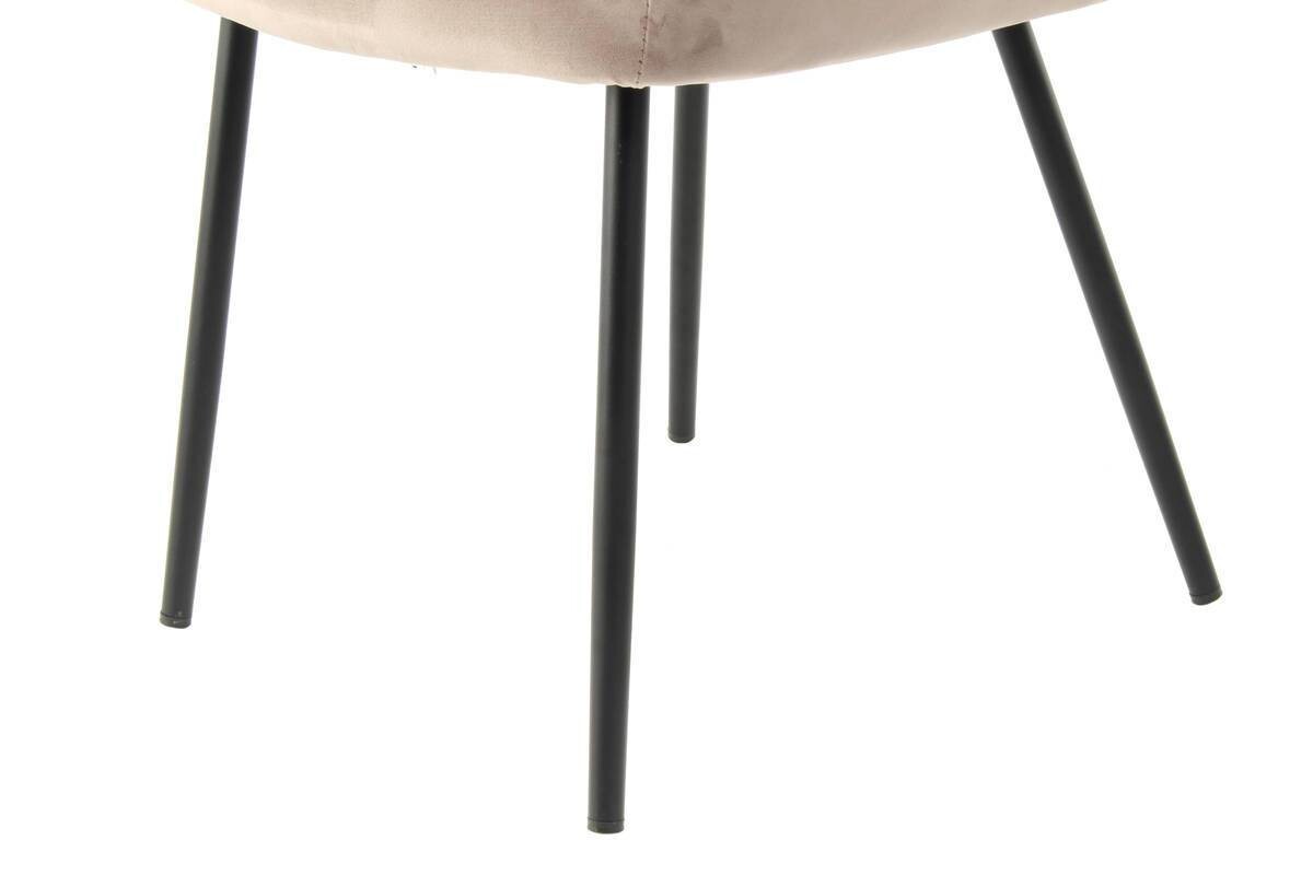 Stuhl Cobain 800 2er hellbraun Microfaser B/H/T: ca. 60,5x81x60 cm