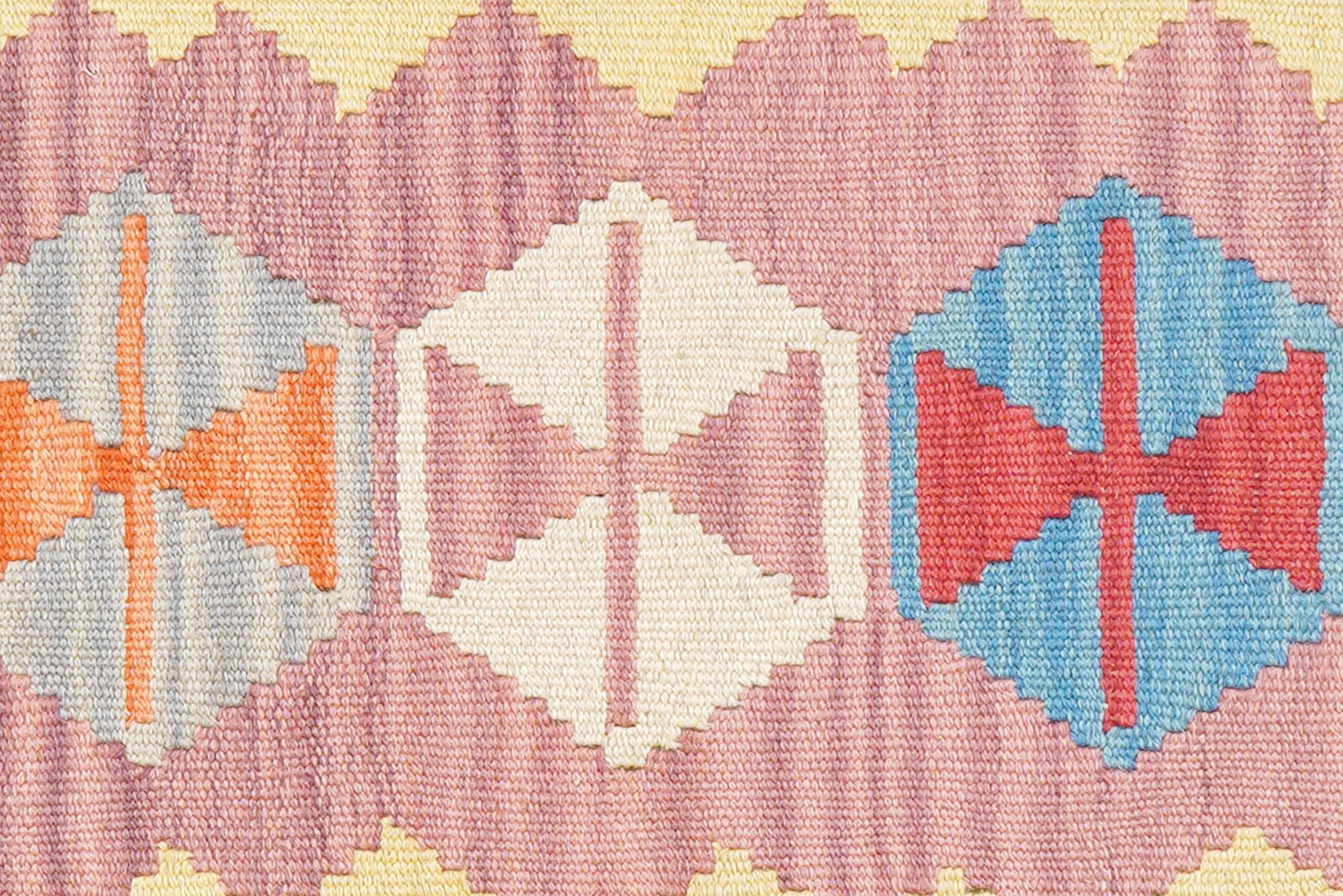 PersaTepp Teppich Kelim Gashgai rosa B/H/L: ca. 81x1x123 cm