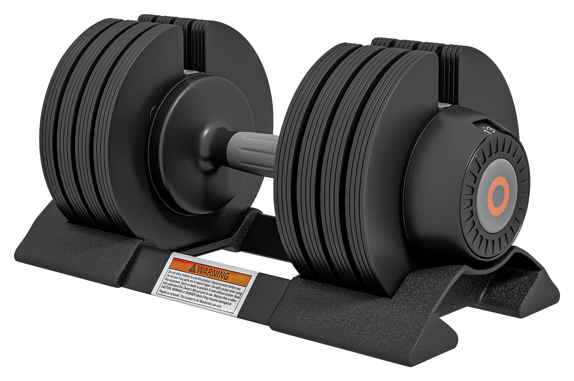 SPORTNOW Hanteln schwarz Kunststoff B/H/L: ca. 18x18x37 cm