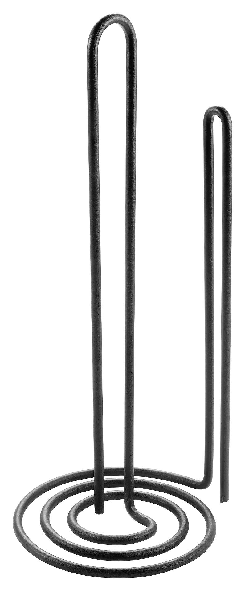 Metaltex Küchenrollenhalter MyRoll Lava schwarz Metall B/H/L: ca. 14x32x16 cm Metaltex Küchenrollenhalter MyRoll Lava schwarz Metall B/H/L: ca. 14x32x16 cm