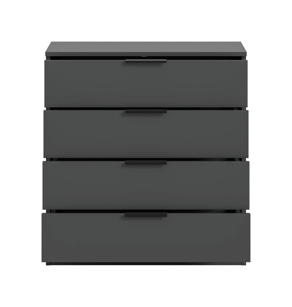 Kommode KOPENHAGEN anthrazit B/H/T: ca. 74x79x35 cm