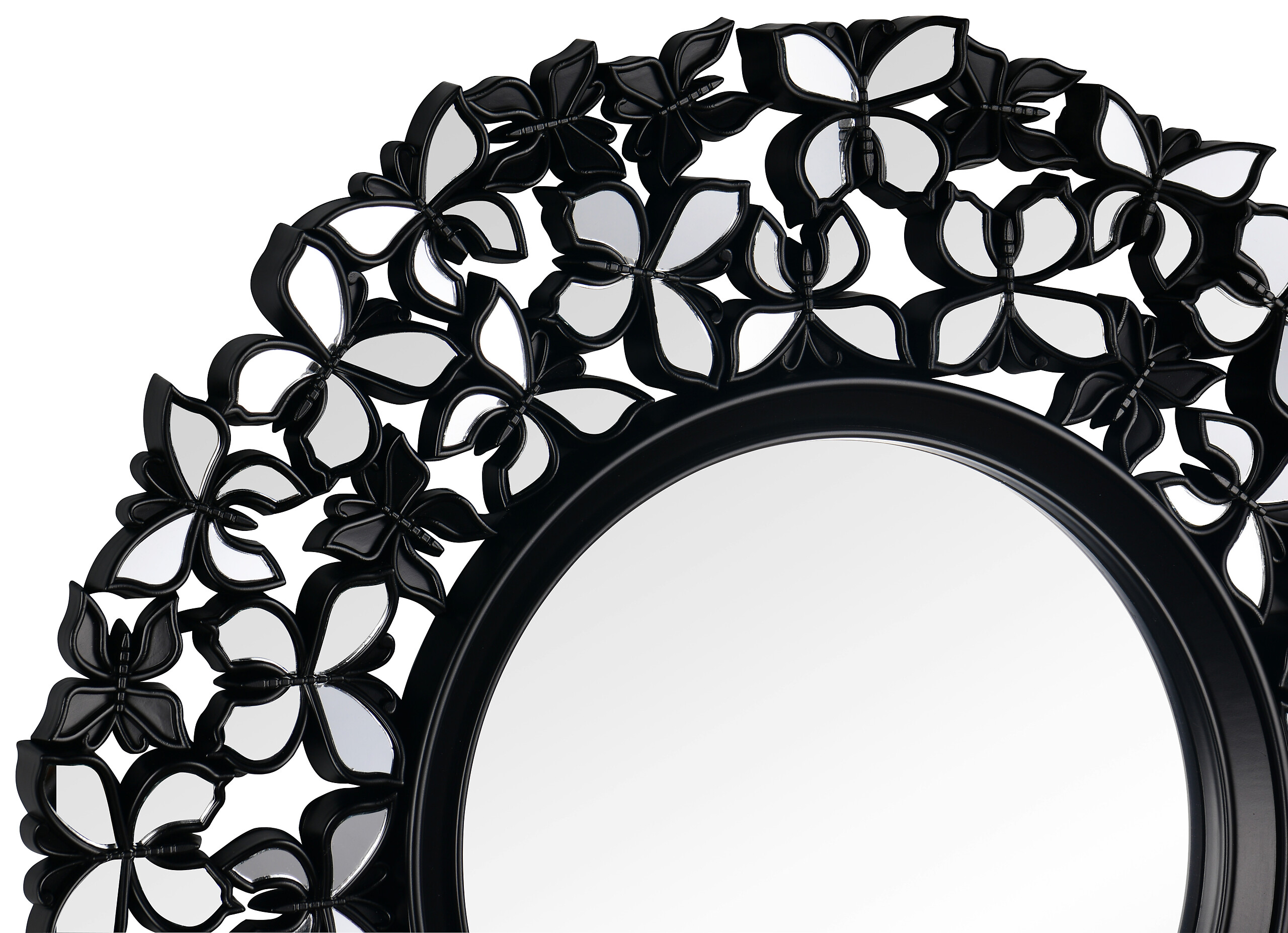 Dekospiegel Lou schwarz T/D: ca. 4x58 cm