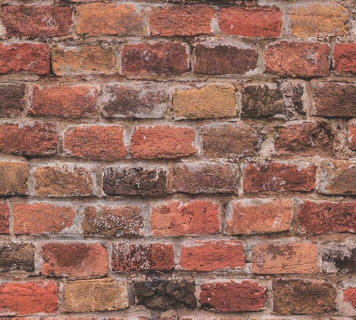 A.S.Creation Vliestapete orange braun B/H/D: ca. 53x1005x8,6 cm