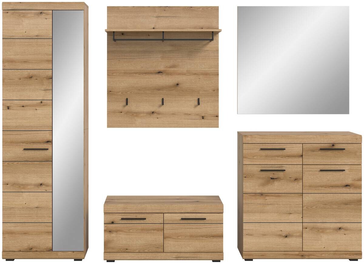 Garderobe SCOUT Evoke Oak Nachbildung B/H/T: ca. 272x197x40 cm