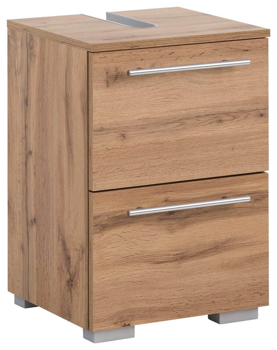 Waschbeckenunterschrank Carlos Eiche Landhaus Nachbildung B/H/T: ca. 40,2x59,1x35 cm Waschbeckenunterschrank Carlos Eiche Landhaus Nachbildung B/H/T: ca. 40,2x59,1x35 cm