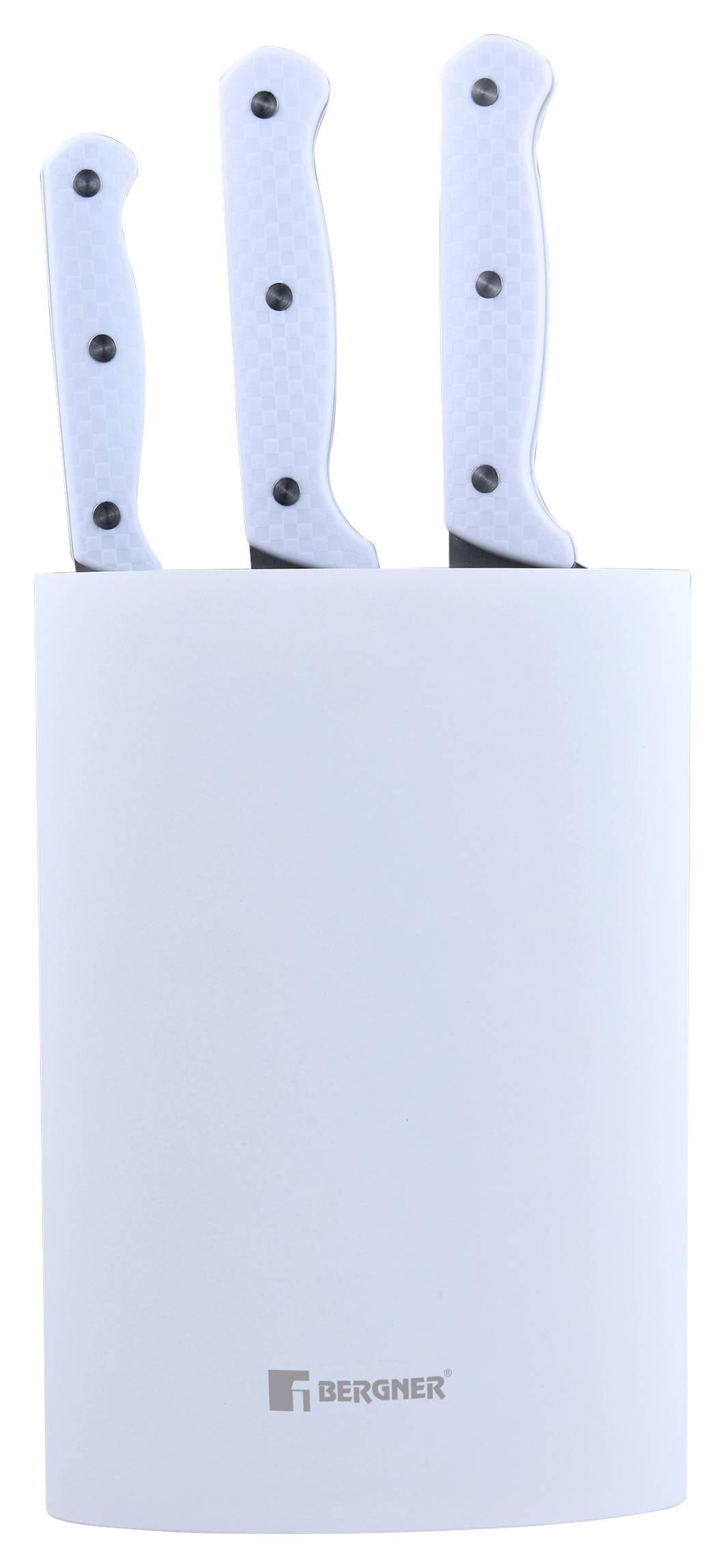 BERGNER Messerset Naturally weiß Edelstahl 4 tlg.