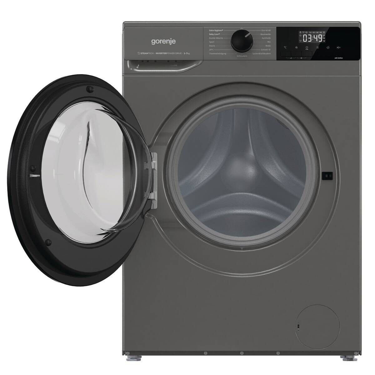 Gorenje Waschmaschine W3NHEI74SAS/DE titanfarbig B/H/T: ca. 60x85x44 cm ca. 7 kg