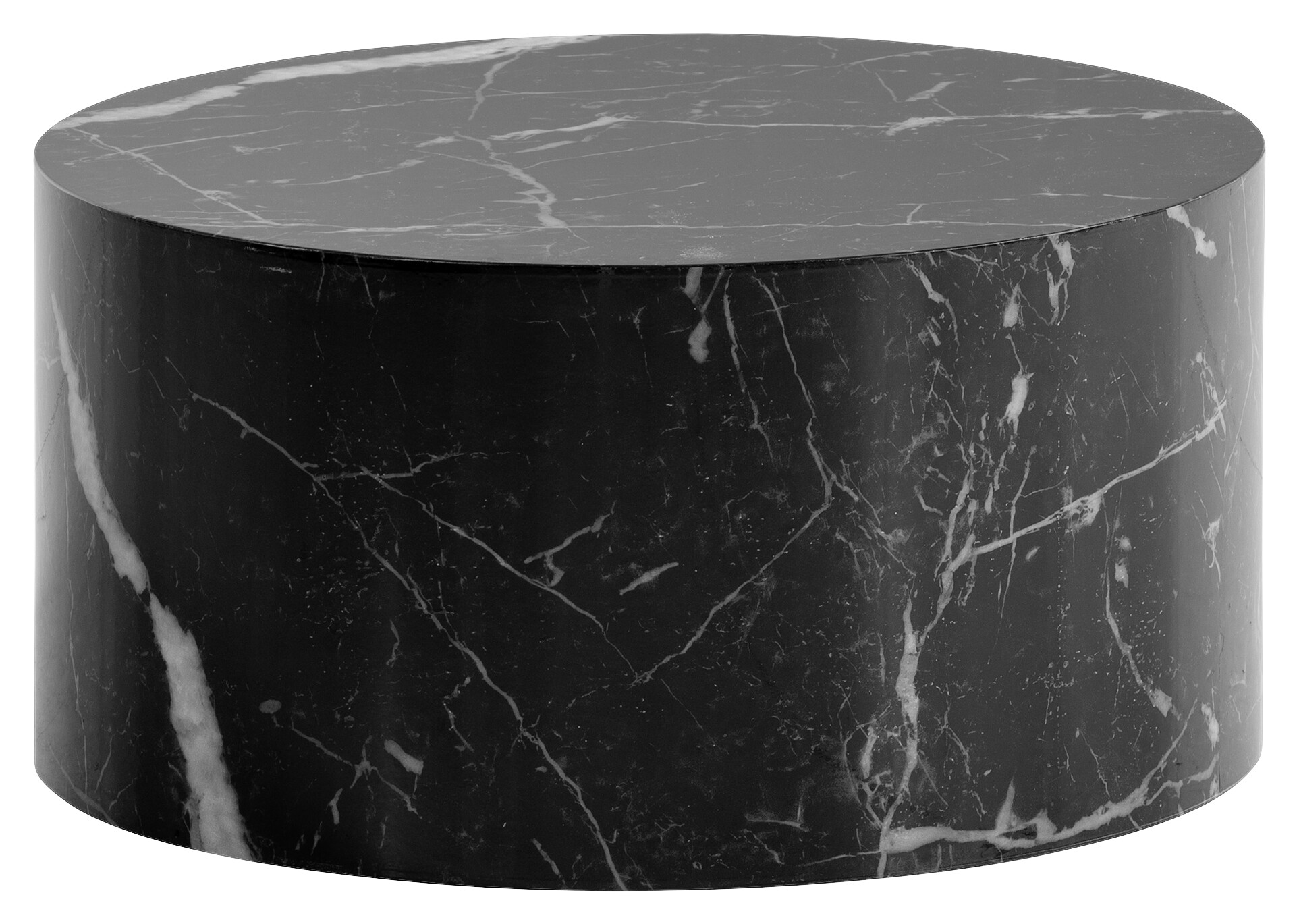 Wohnling Couchtisch schwarz Marmor B/H/T: ca. 60x30x60 cm