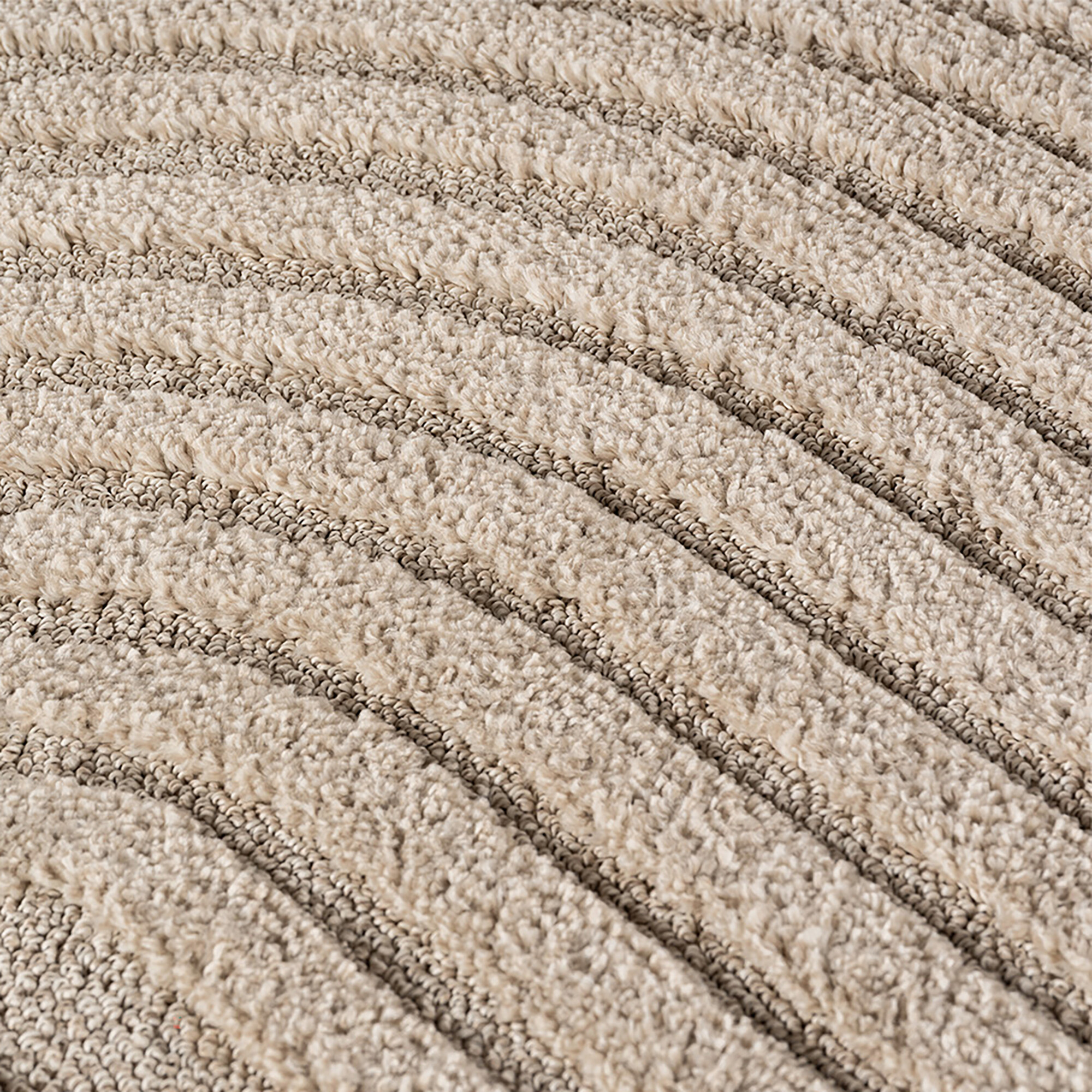 Ayyildiz Kurzflorteppich ART beige B/H/L: ca. 120x0,8x120 cm