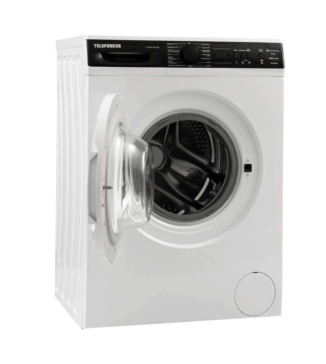 TELEFUNKEN Waschmaschine TF-WM-5141T1B weiß B/H/T: ca. 60x85x53 cm ca. 8 kg