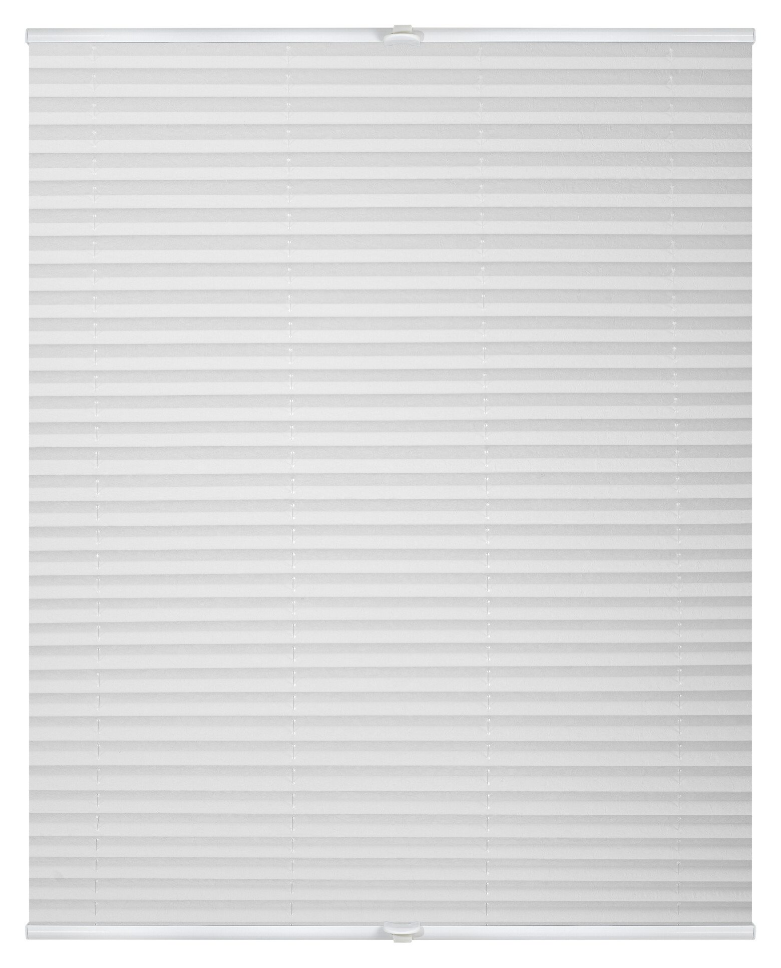 LICHTBLICK Spannplissee weiß B/L: ca. 95x130 cm