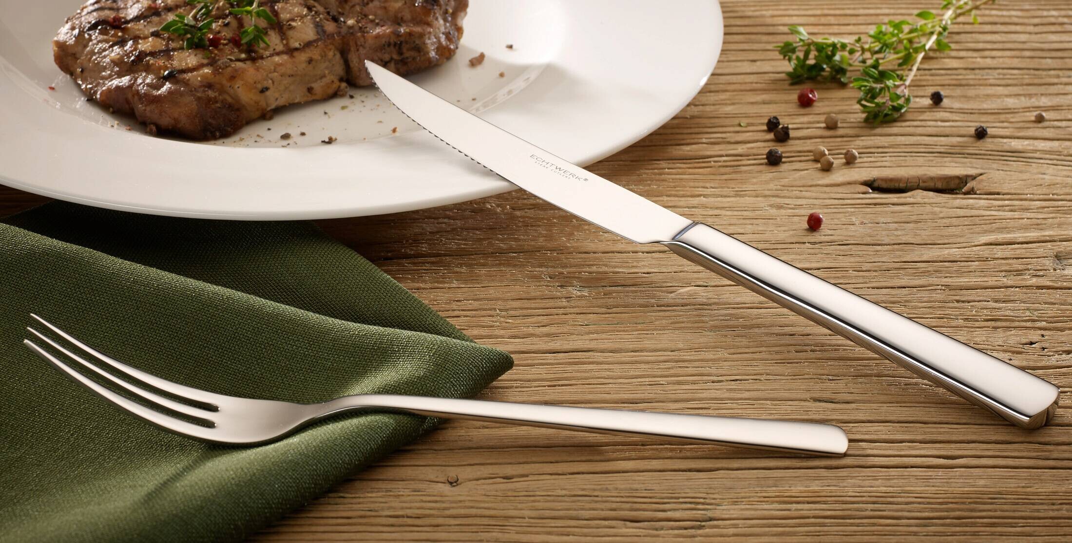 ECHTWERK Besteckset Sarre Edelstahl Edelstahl 12 tlg.